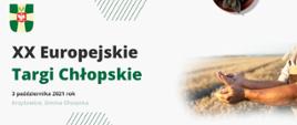 XX Europejskie Targi Chłopskie - baner promujący