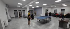 Przedstawiciele z klubów Narewka - Hajnówka w trakcie gry