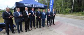 Uroczyste otwarcie ul. Topole w Niewodnicy Kośc. - przywitanie gości
