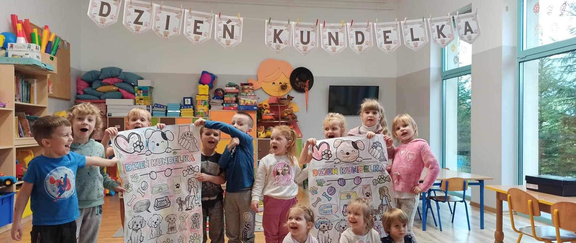 Obchody Dnia Kundelka w oddziale przedszkolnym Szkoły Podstawowej im. Jana Pawła II w Żarnowie