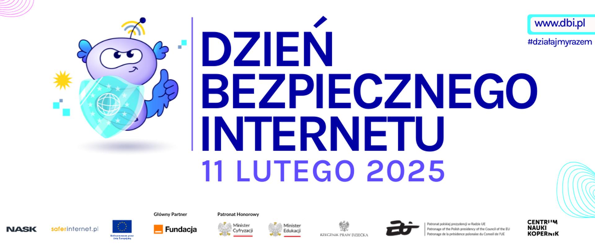 Plakat przewodni Dnia Bezpiecznego Internetu na rok 2025