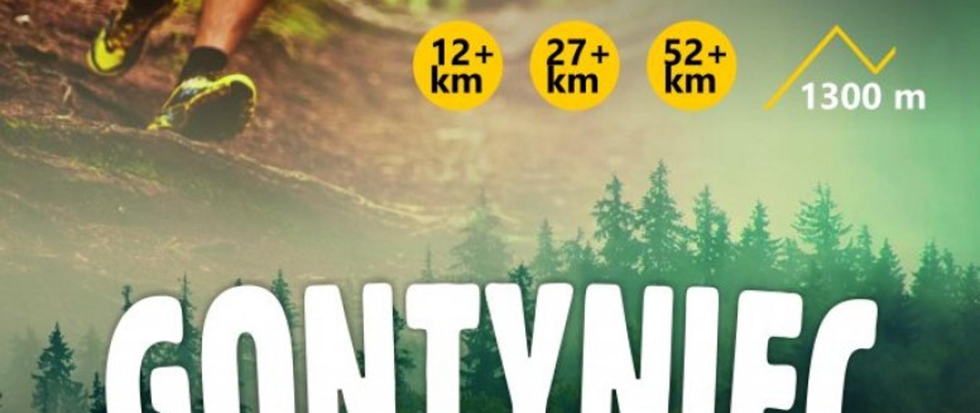 Plakat - bieg górski Gontyniec Ultra Trail 2022