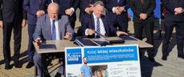 Podpisanie umowy w ramach programu Kolej+