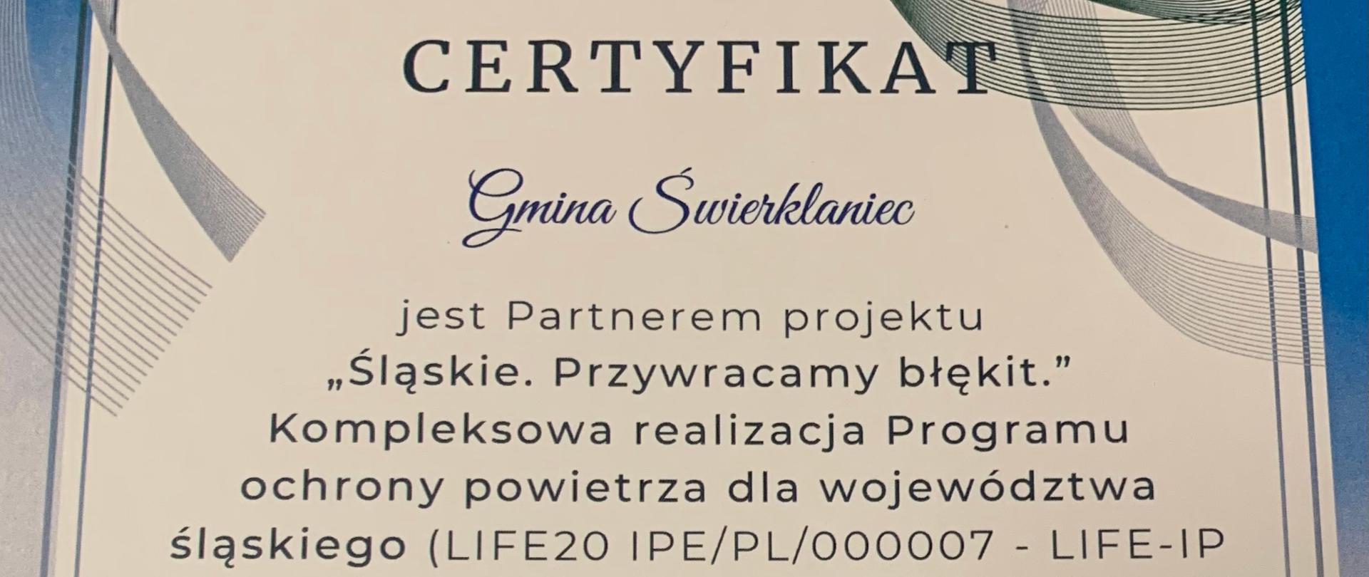 Certyfikat