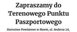 Terenowy Punkt Paszportowy
