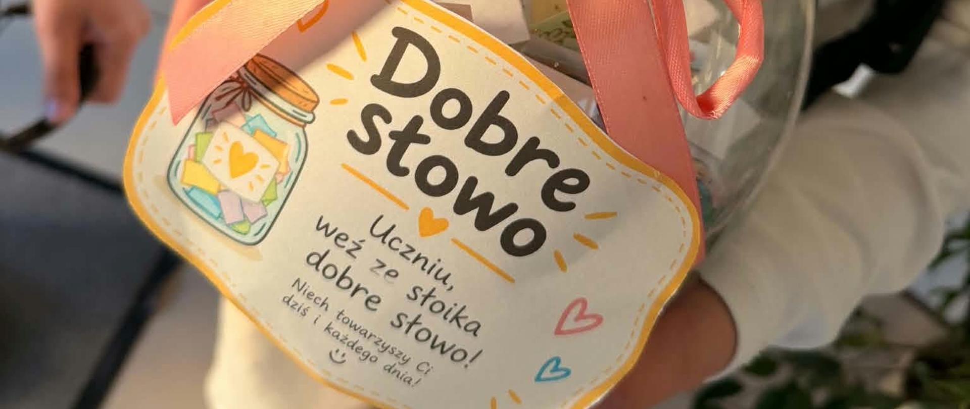 Dobre słowo - słoik