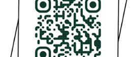 Na zdjęciu widzimy kod QR przenoszący użytkownika na profil facebook Miejskiej Biblioteki Publicznej w Konstantynowie Łódzkim 