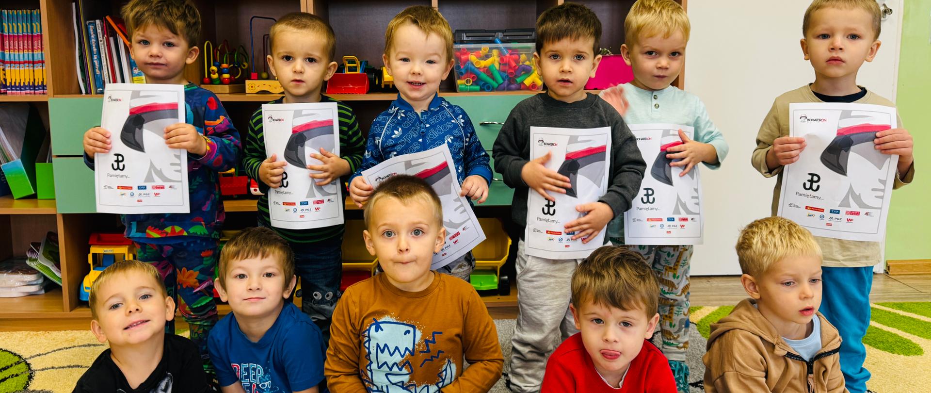 Dzieci podczas zajęć BohaterON
