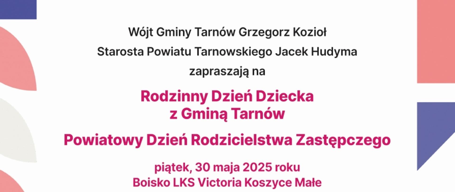 Grafika przedstawia na białym tle teks z informacjami dotyczącymi organizacji wydarzenia.