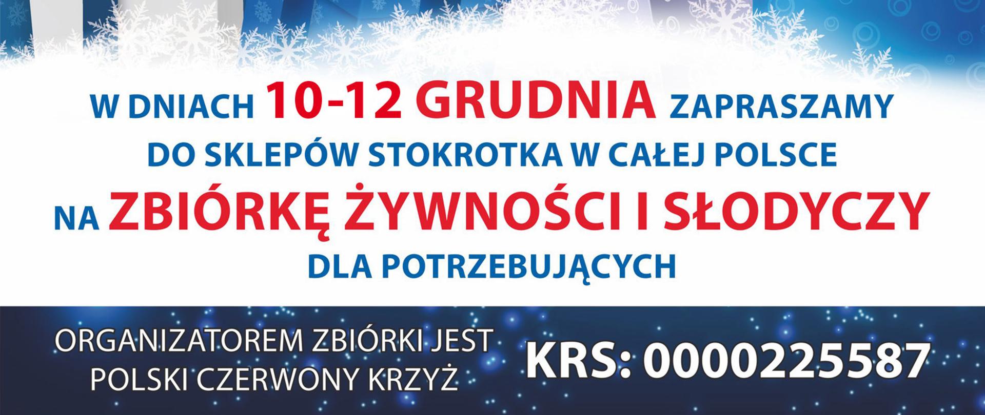 Zbiórka żywności i słodyczy
