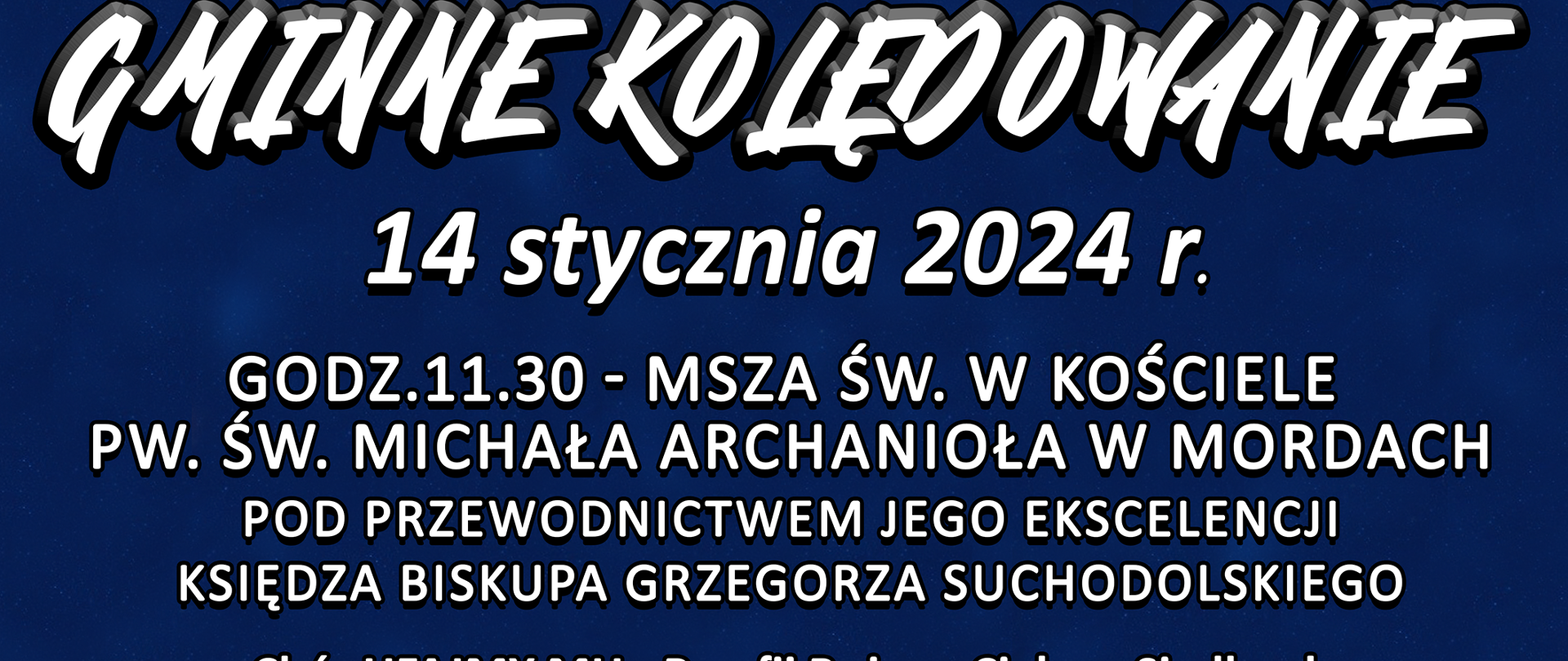 Gminne Kolędowanie 14 stycznia 2024 roku.
