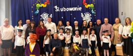 Ślubowanie pierwszoklasistów.
