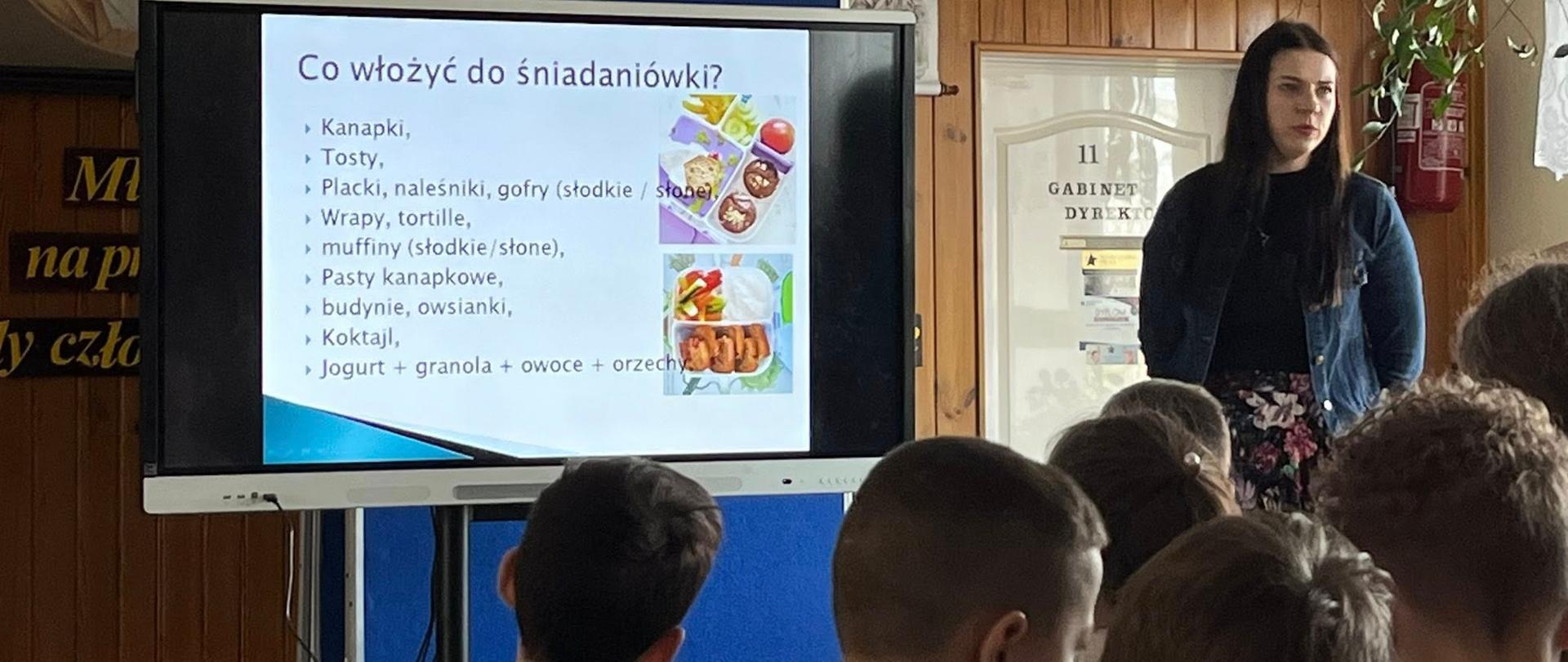 Spotkanie z dietetyczką - Szkoła Podstawowa im. Jana Pawła II w Żarnowie