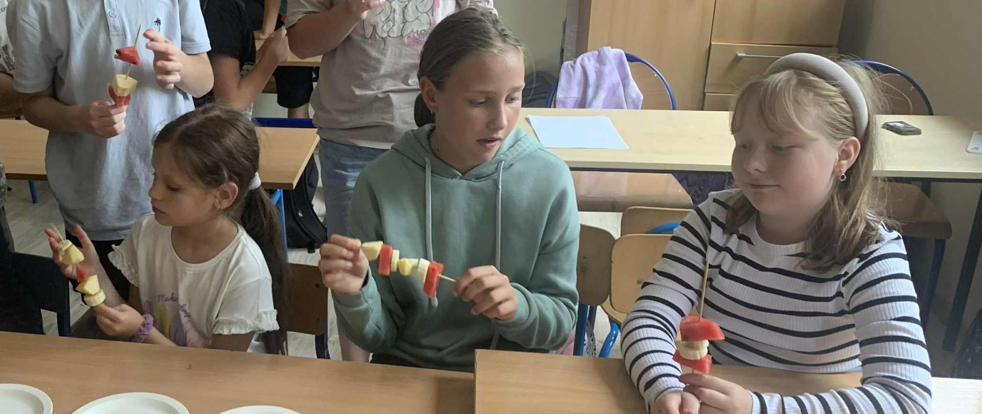 Robimy zdrowe szaszłyki.