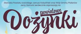 Plakat promujący dożynki powiatowe 