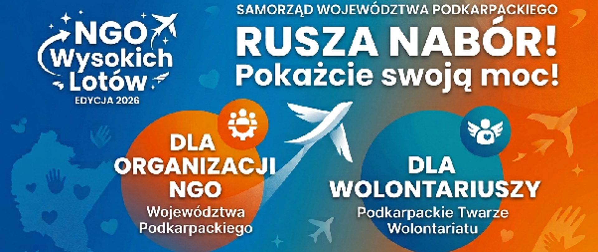 Zdjęcie przedstawiające ogłoszenie na nabór NGO wysokich lotów