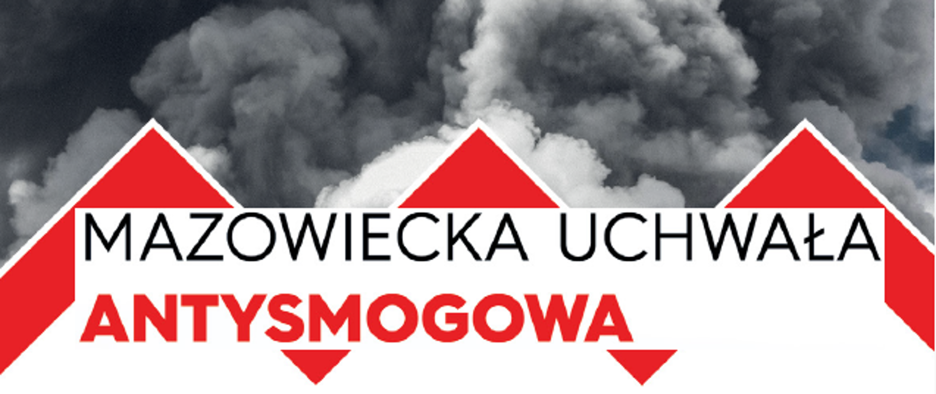 Zdjęcie czarnego dymu. Mazowiecka Uchwała Antysmogowa