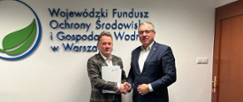 Podpisanie umowy na kanalizację w Mierżączce