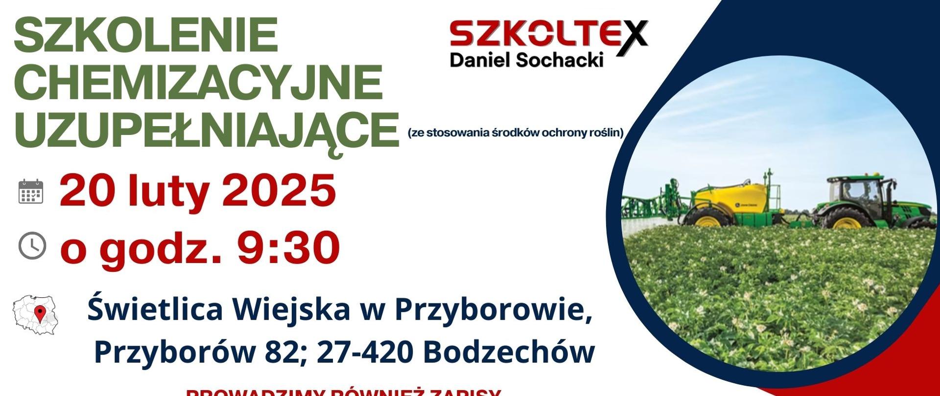 SZKOLENIE CHEMIZACYJNE UZUPEŁNIAJĄCE