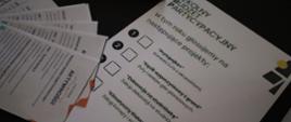 Materiały edukacyjne promujące szkolny budżet partycypacyjny