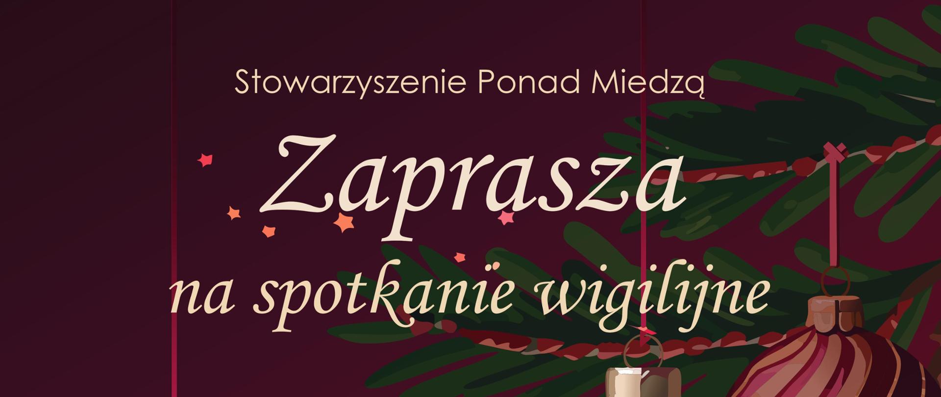 Spotkanie wigilijne - Stowarzyszenie ponad Miedzą