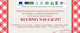 Kuchnia nas łączy - plakat informacyjny