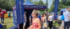 Stoisko Straży Ochrony Kolei 