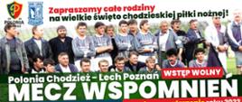 Plakat - mecz wspomnień w Chodzieży 