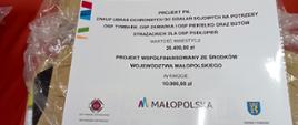 Zakupione ubrania strażackie