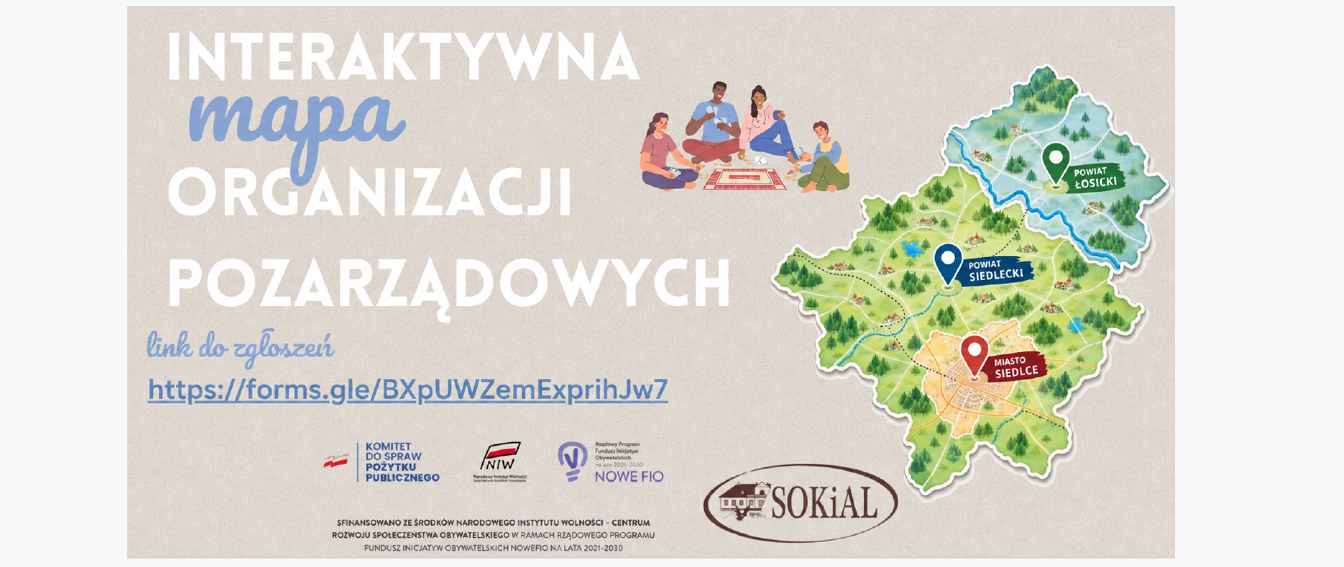 interaktywnej mapie organizacji pozarządowych