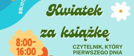 Kwiatek za książkę