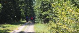 Uczestnicy rajdu jadą trasą