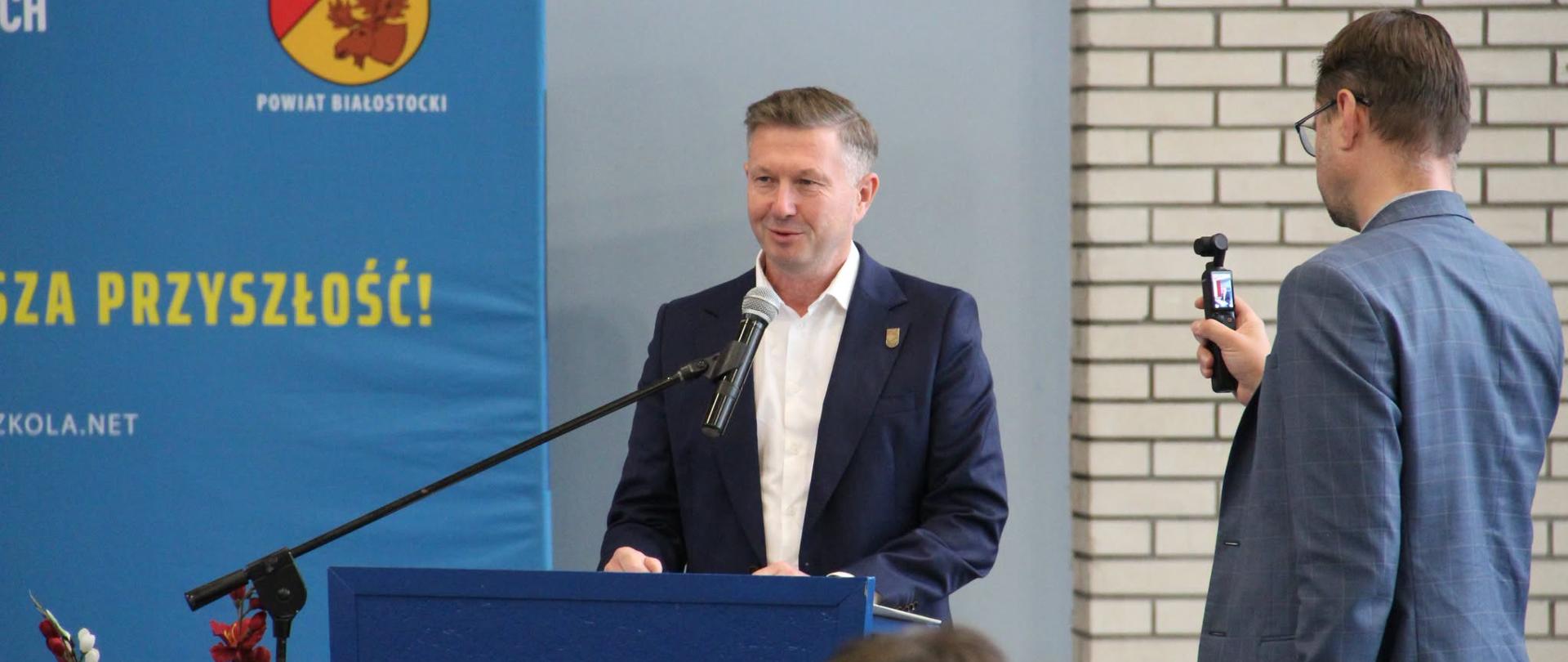 Starosta wypowiada się