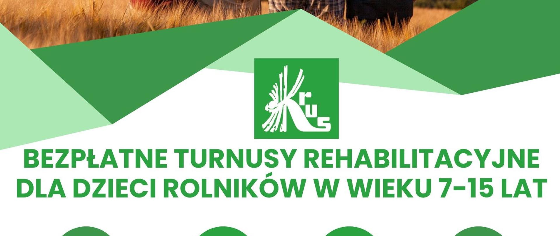 Bezpłatna TURNUSY REHABILITACYJNE DLA DZIECI ROLNIKÓW - 2