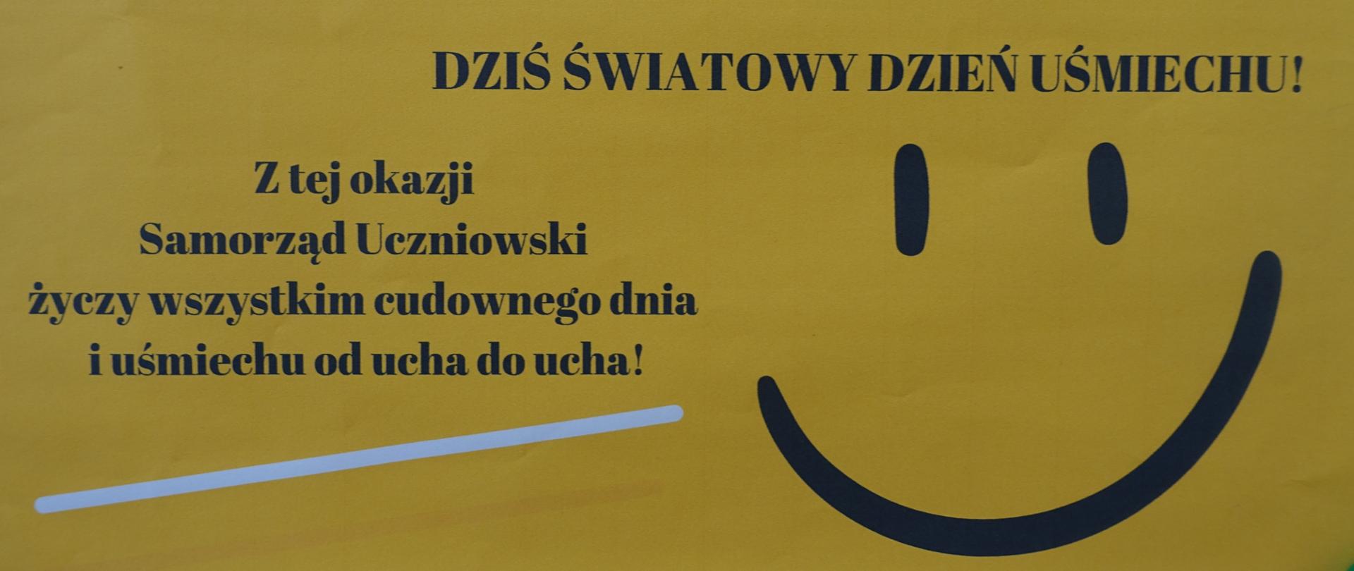 Życzenia SU w Dniu Światowego Dnia Uśmiechu