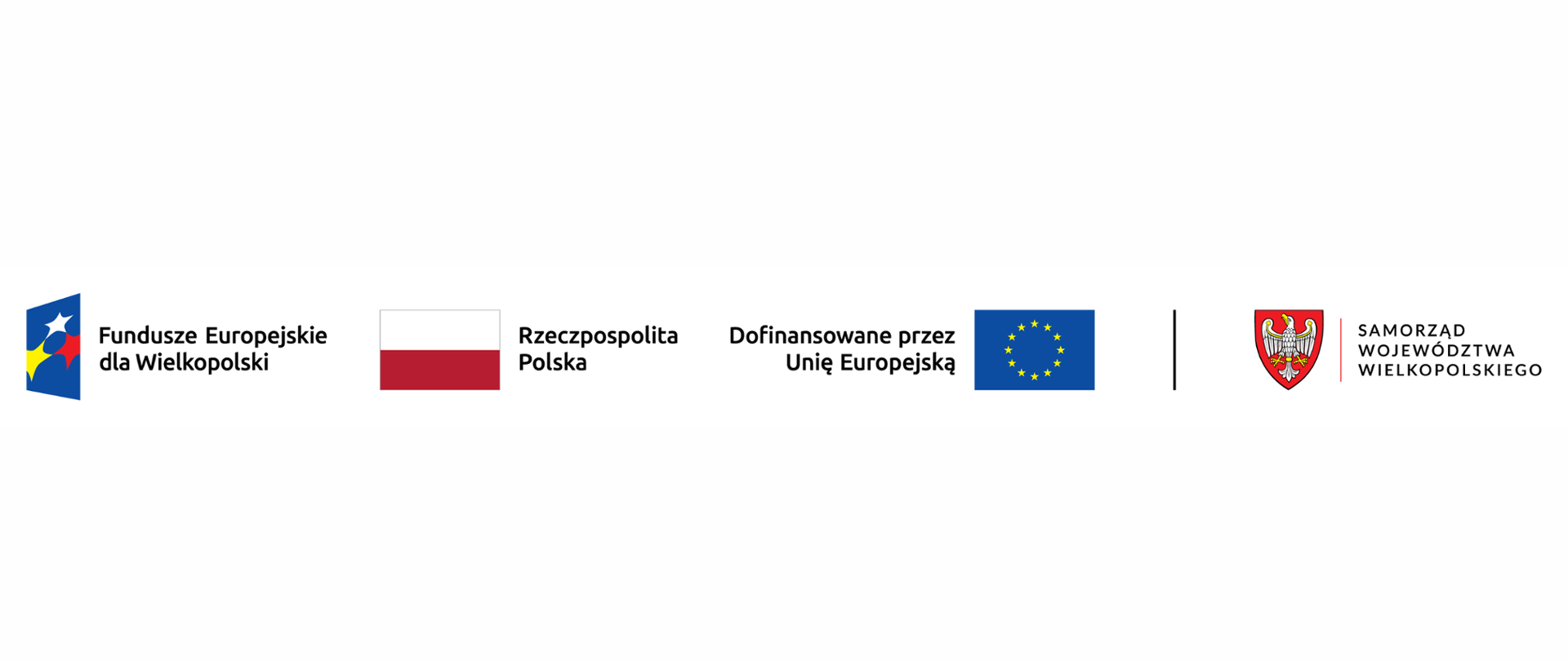 Fundusze Europejskie dla Wielkopolski logotypy
