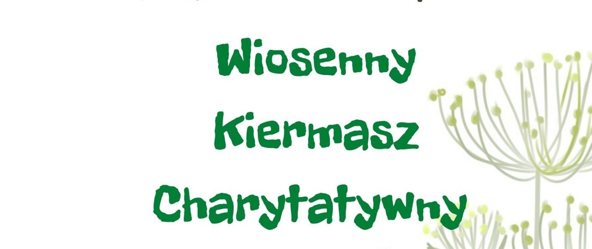 plakat Kiermasz charytatywny