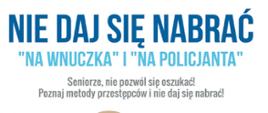grafika starsza pani w okularach w płaszczu i z torebką za nią złodziej w opasce na oczach 