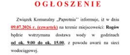 ogłoszenie