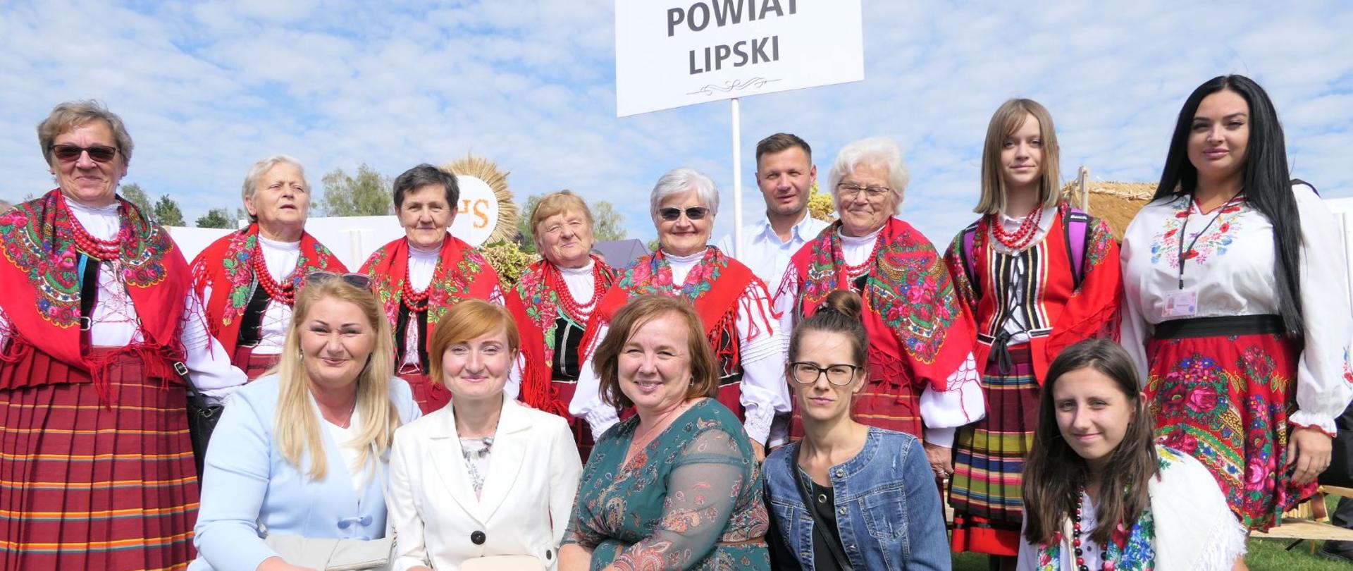 Uczestnicy delegacji Powiatu Lipskiego