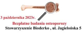 plakat akcja prozdrowotna dla mieszkańców 