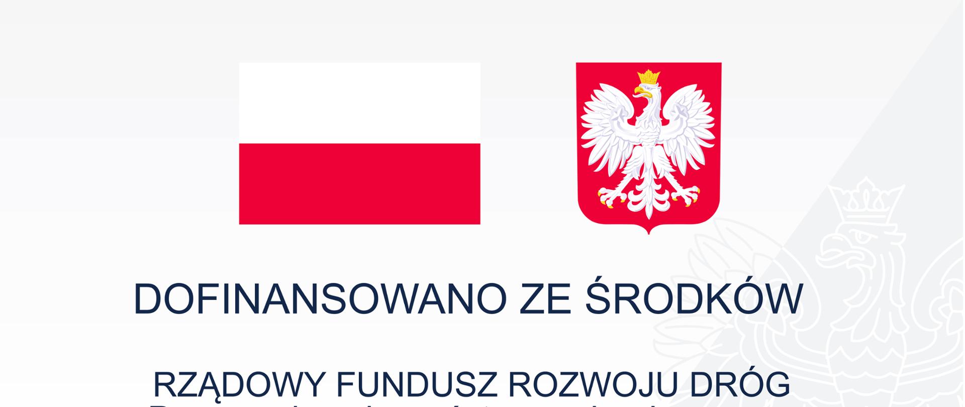Tablica Rządowy Fundusz Rozwoju Dróg