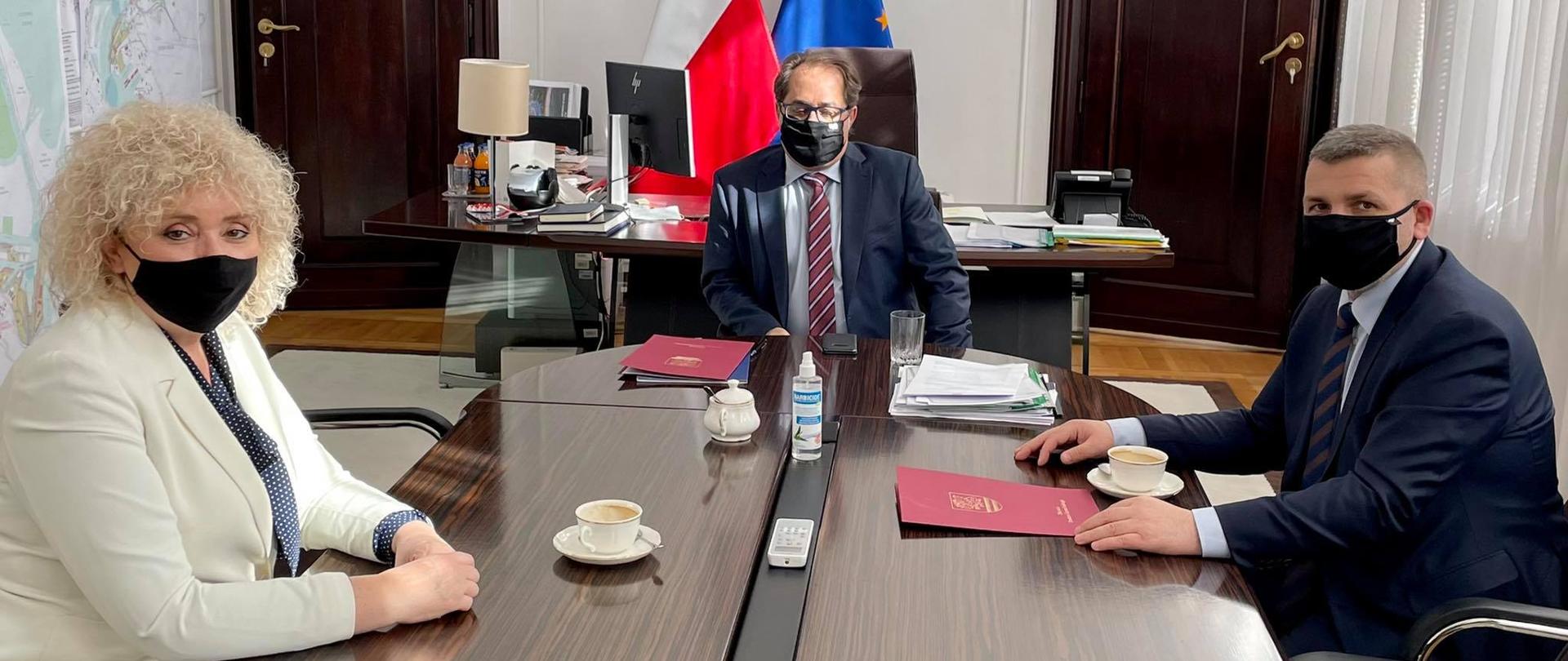 Spotkanie w Ministerstwie Infrastruktury z Sekretarzem Stanu Panem Markiem Gróbarczykiem