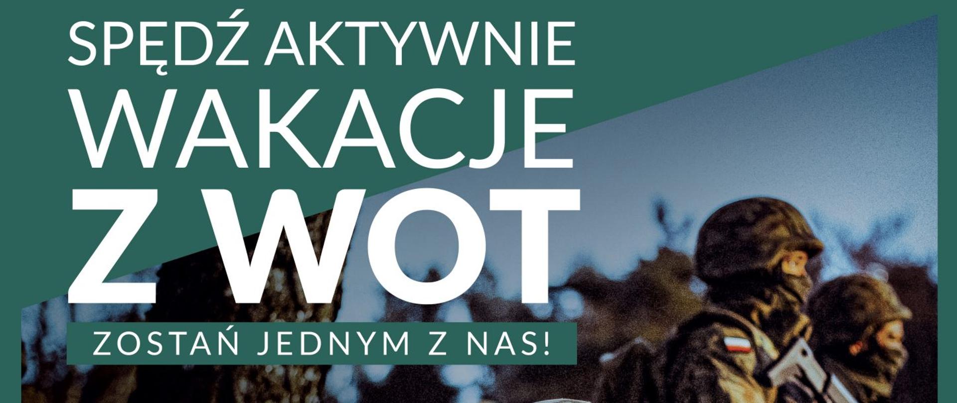 Plakat promujący wstąpienie do wojsk obrony terytorialnej w Polsce