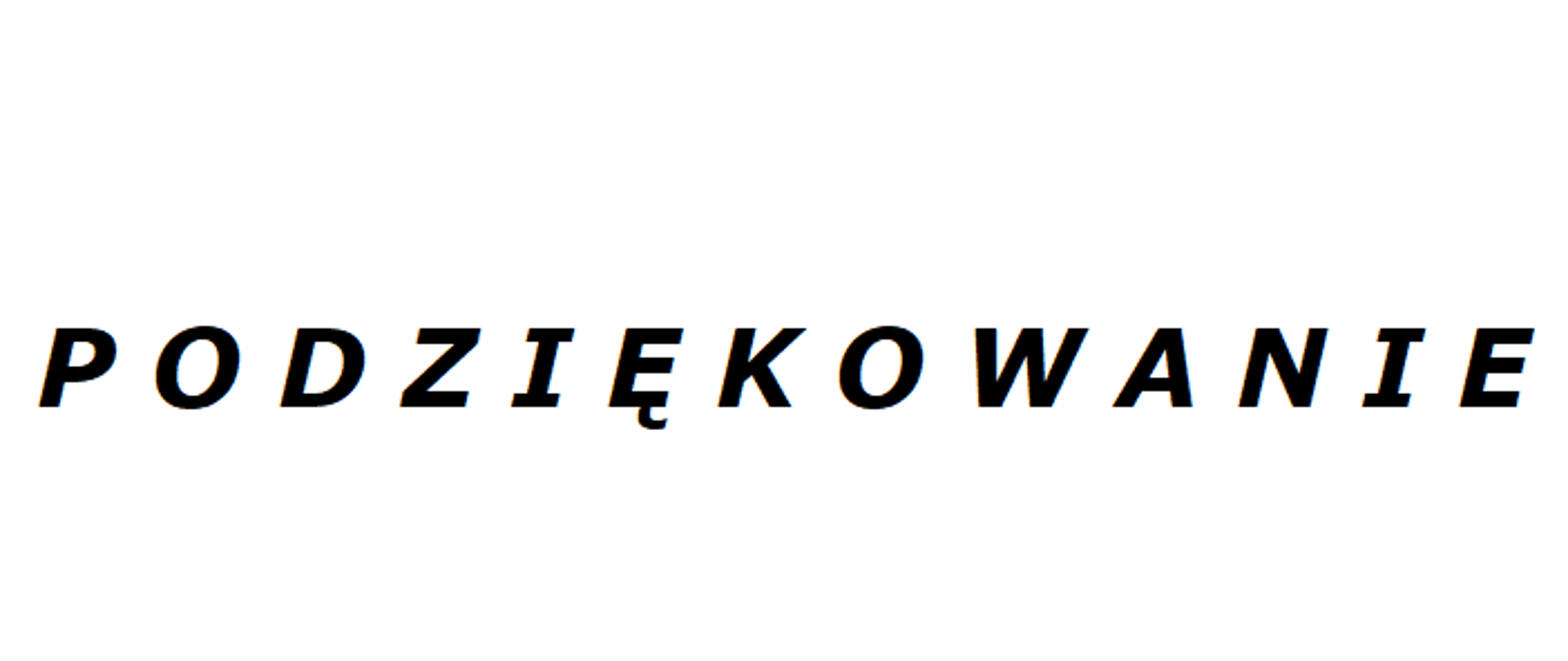 Podziękowanie 1