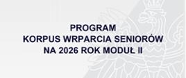 Korpus Wsparcia Seniorów - plakat 2026