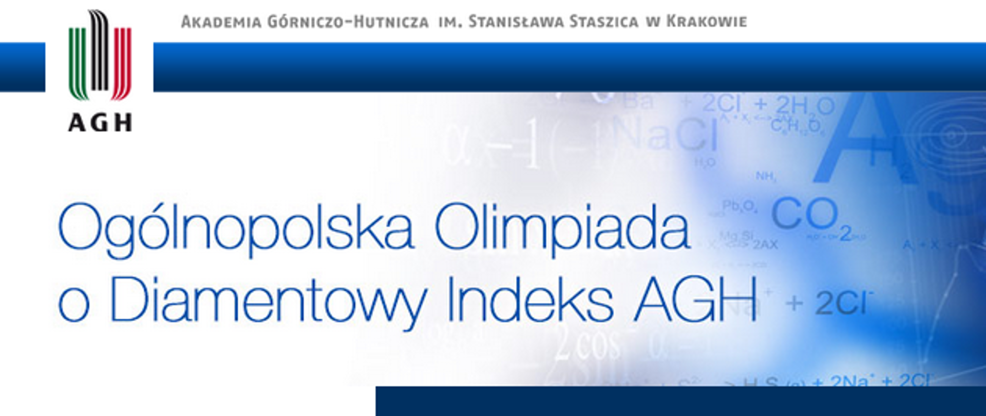 Olimpiada o Diamentowy Indeks AGH - logo