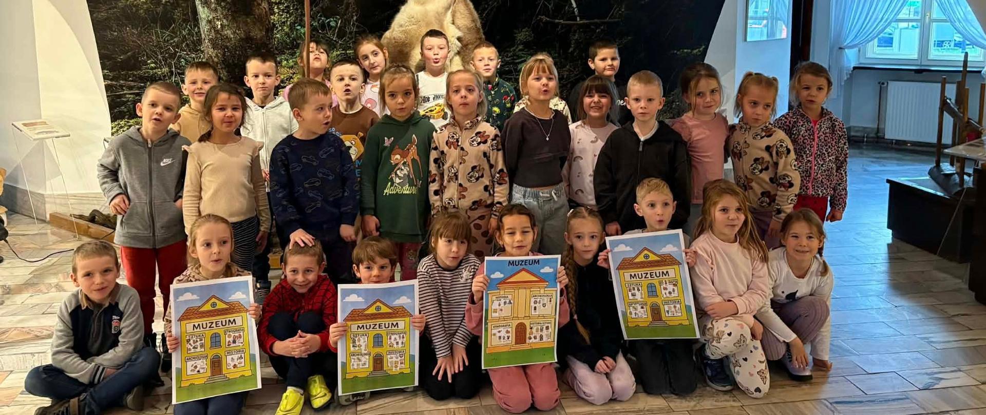 Przedszkolaki na Lekcji Muzealnej
