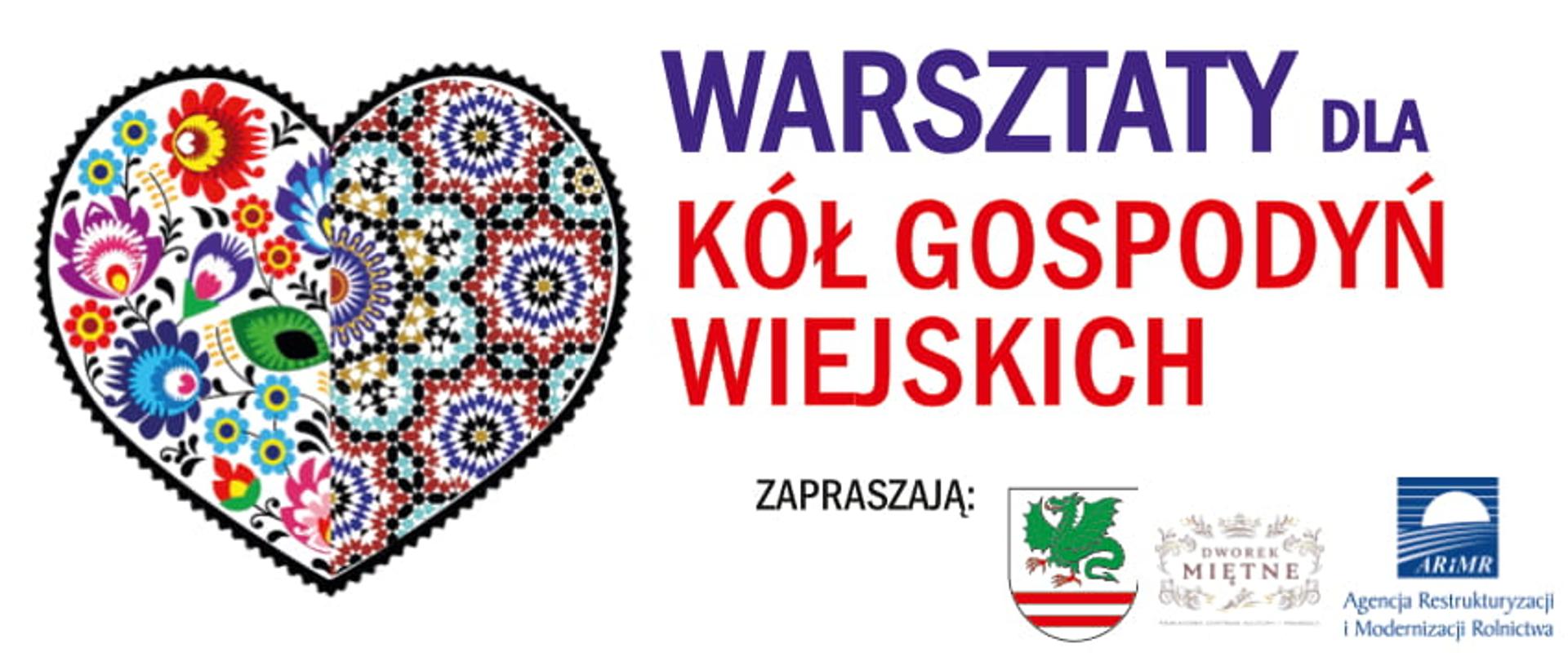 Warsztaty dla Kół Gospodyń Wiejskich - plakat informacyjny