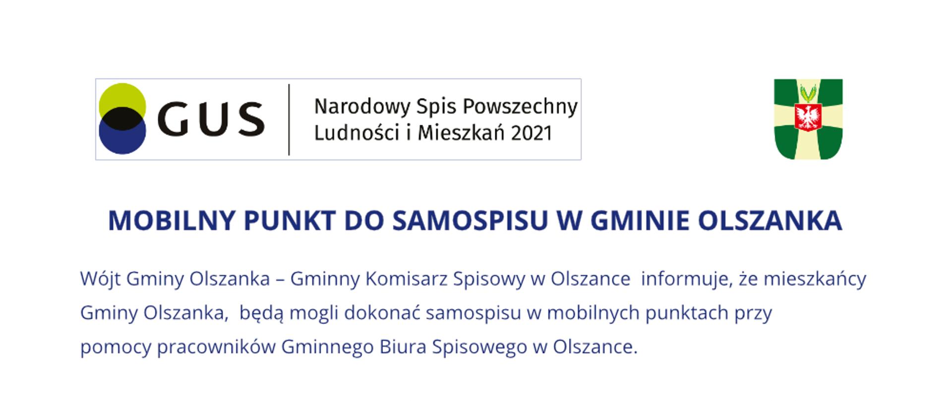 Informacja o mobilnym punkcie samospisu w Spisie Powszechnym Ludności i Mieszkań 2021